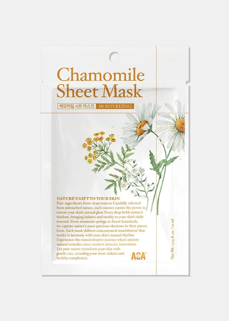 AOA Skin Nature's Gift Chamomile Sheet Mask