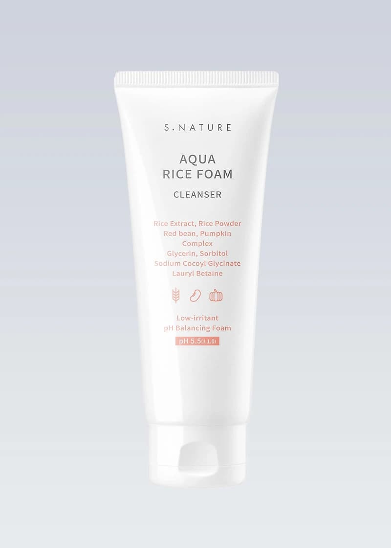 S.NATURE Aqua Rice Foam Cleanser 80ml