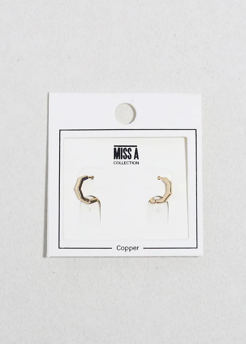 Geo Mini Hoop Earrings