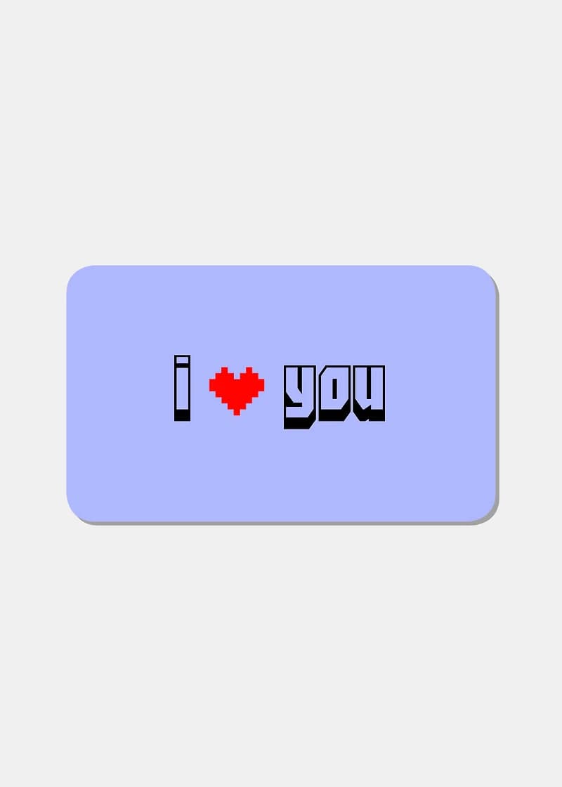 I Love You Gift Card
