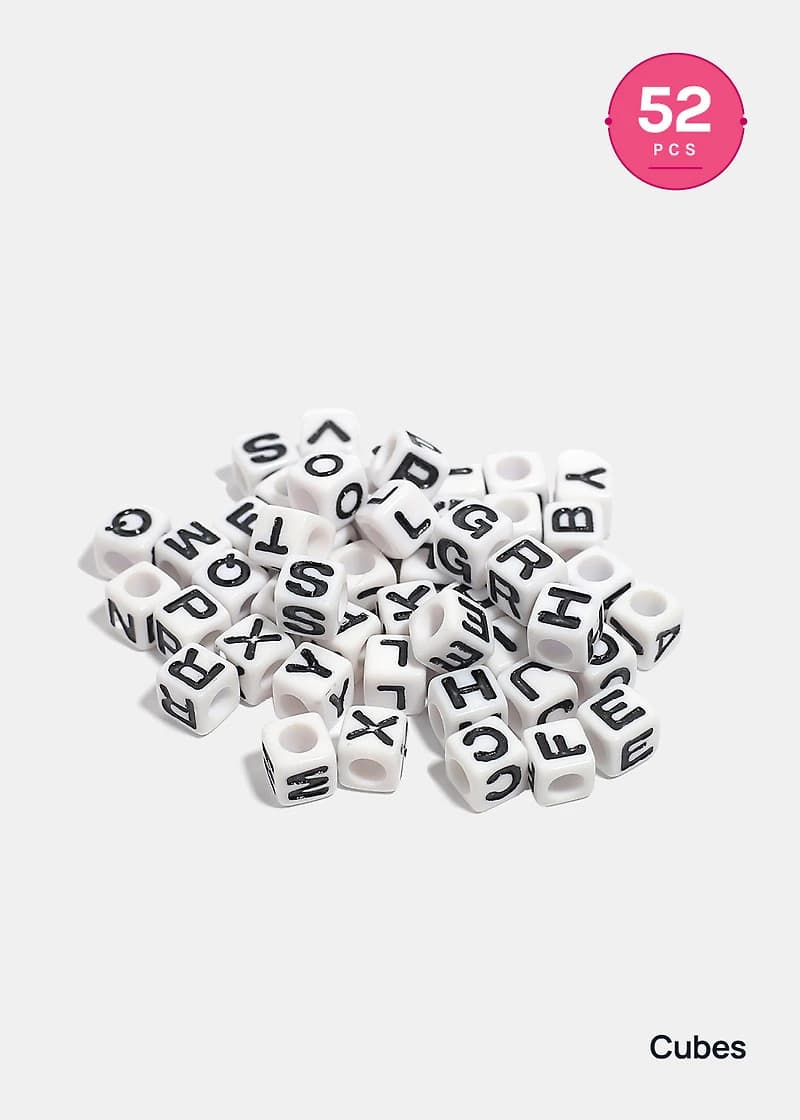 DIY Jewelry Making- Miss A Alphabetic Beads