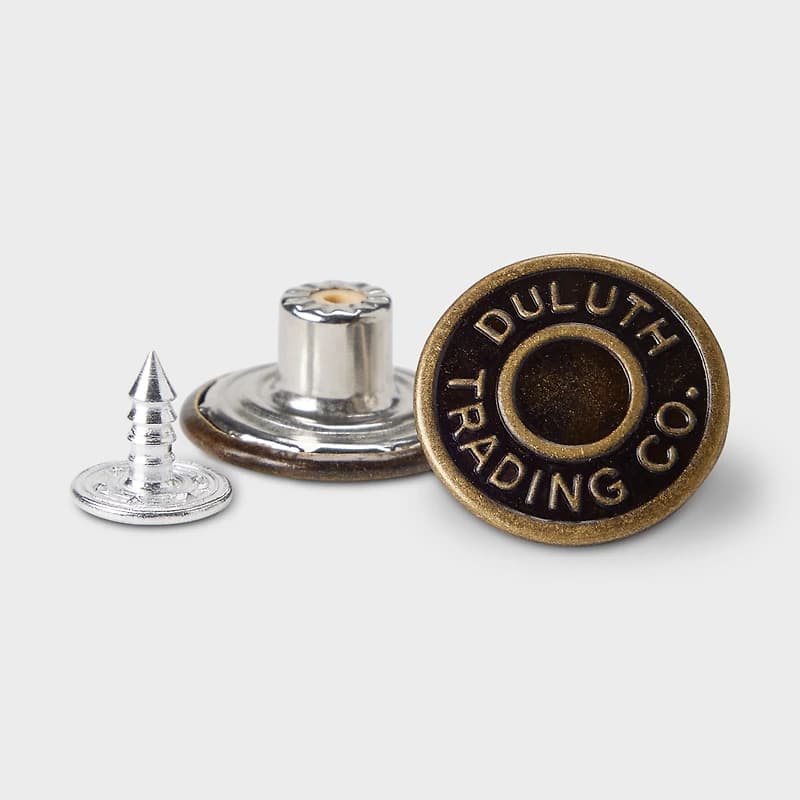 8-Pack Antique Gold Buttons