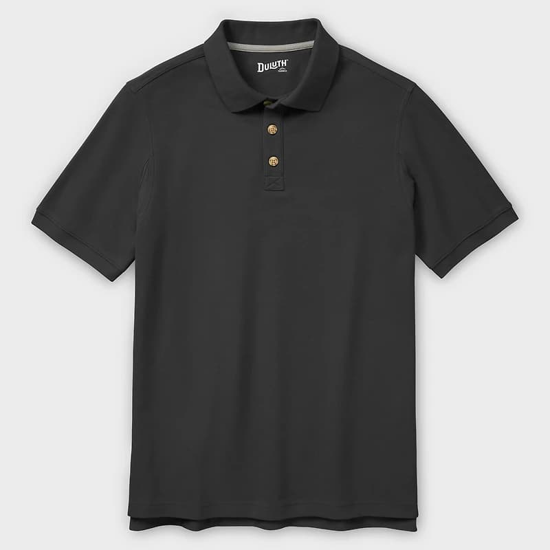 Men's No Polo Shirt Short Sleeve
