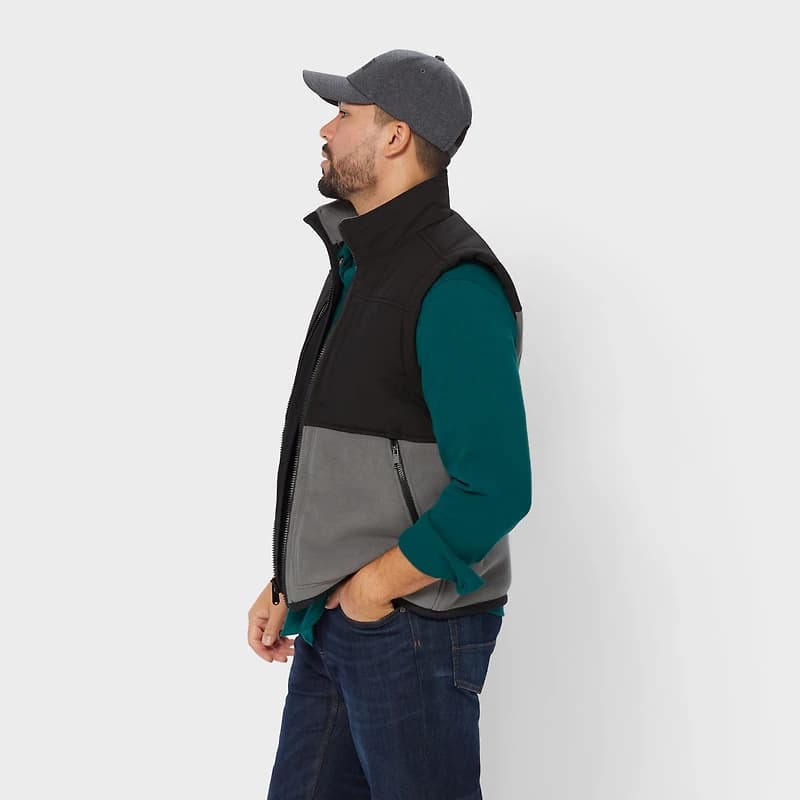 Men's Bear Hide Fleece Vest