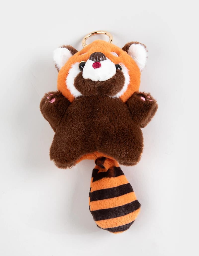 FULL TILT Plush Red Panda Bag Charm - BROWN