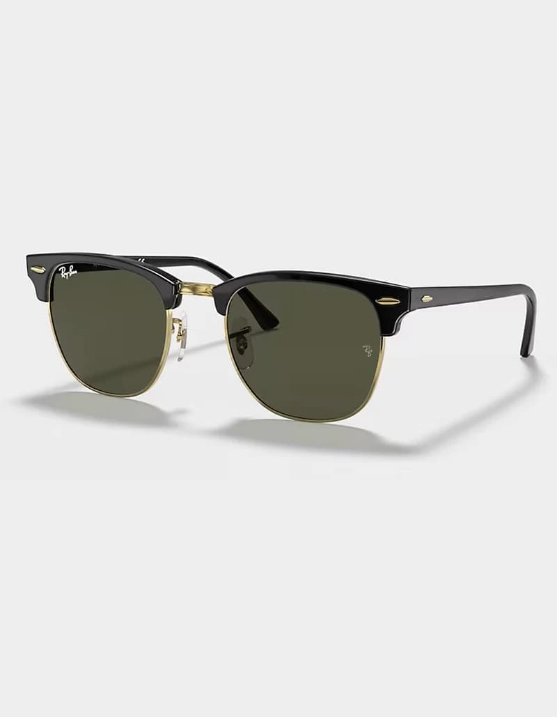 RAY-BAN Clubmaster Sunglasses - BLACK