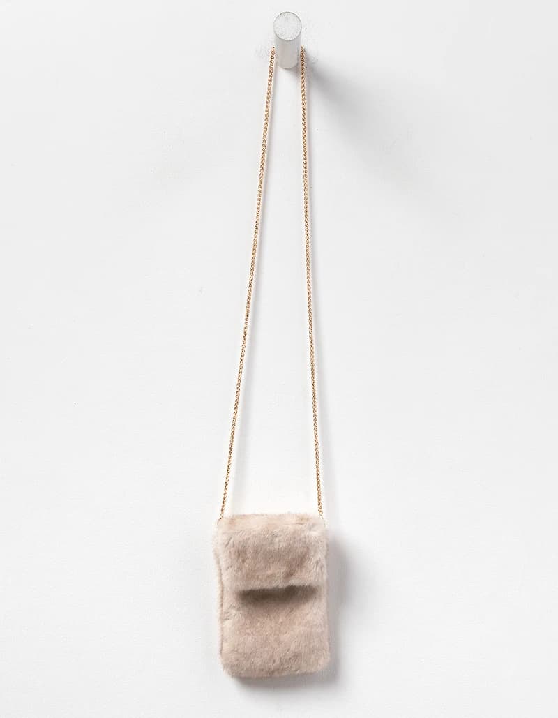 Faux Fur Mini Bag - IVORY