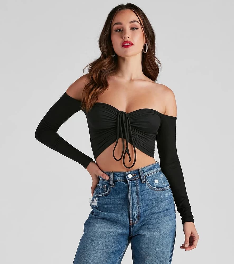 Windsor Real Cute Off The Shoulder Top at CoolSprings Galleria in Windsor Real Cute Off The Shoulder Top at CoolSprings Galleria in